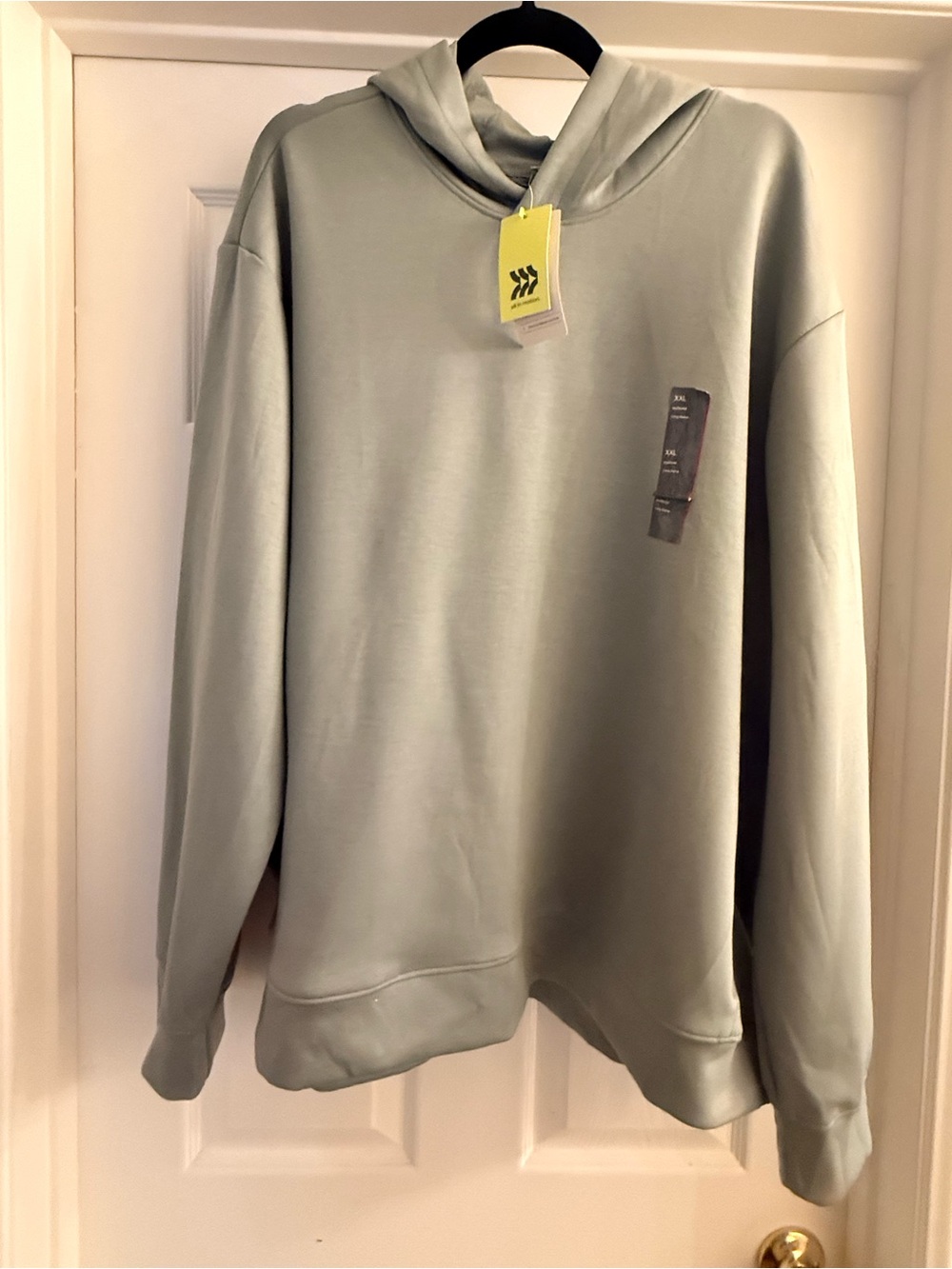 Target Men’s Sage Green Crewneck Hoodie - Lightweight Pullover